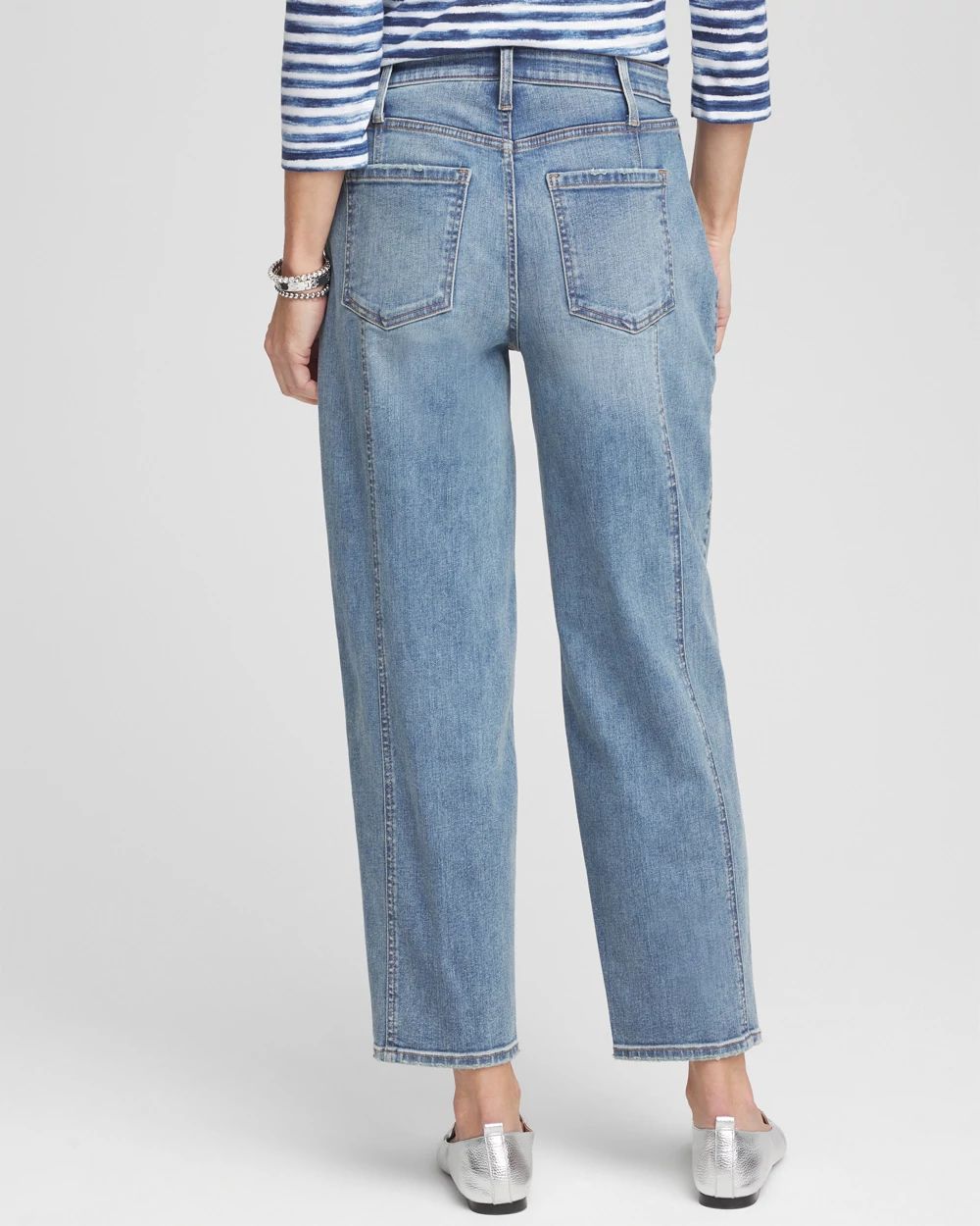 【in a row】Los Washing Part 4 Denim Utility Tapered Jeans | Chico's